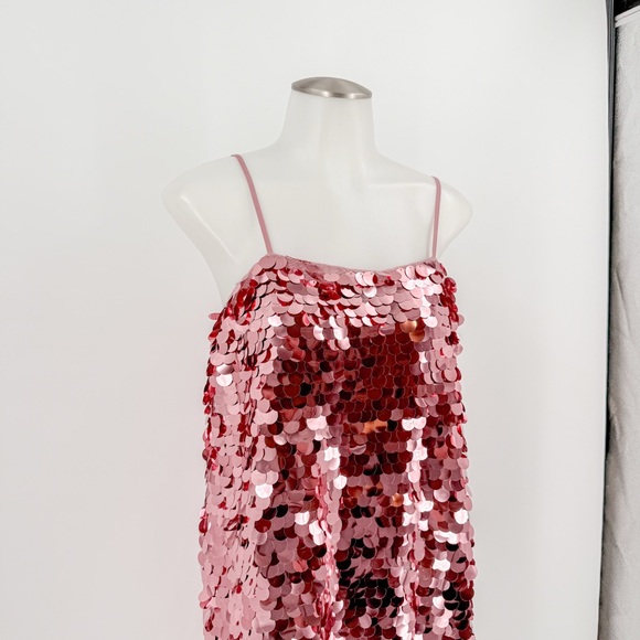 a new day Rose Pink Sequin Slip Mini Dress - Picture 2 of 6